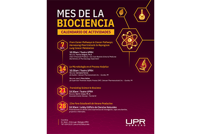 Mes de la Biociencia Calendario Actividades